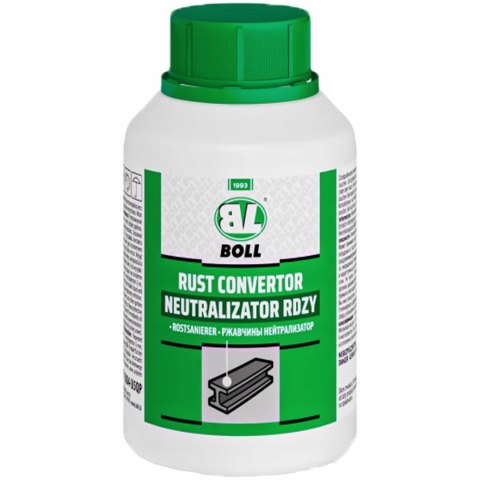 NEUTRALIZATOR RDZY BOLL ANTYKOROZYJNY NA RDZĘ GRUNT UNIWERSALNY PĘDZEL 250M