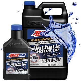 OLEJ SILNIKOWY SYNTETYCZNY AMSOIL 10W30 SIGNATURE SERIES 100% SYNTH ATM 4,7