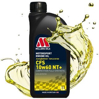 OLEJ SILNIKOWY SYNTETYCZNY ESTRY MOTORSPORT MILLERS OILS CFS 10w60 NT+ 1L