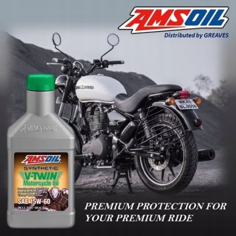 OLEJ SYNTETYCZNY AMSOIL 15W60 Synthetic V-Twin VICTORY INDIAN