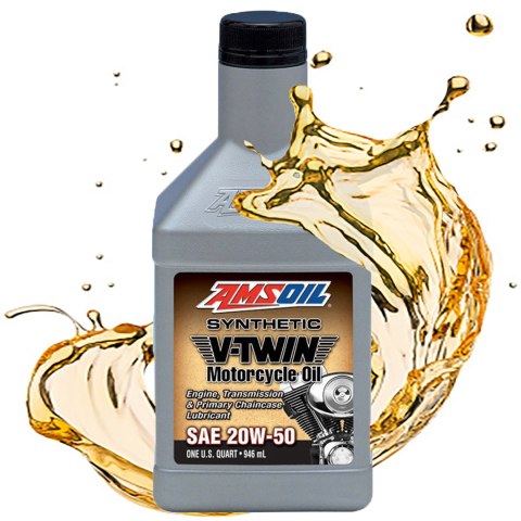 OLEJ SYNTETYCZNY HARLEY AMSOIL SYNTETIC MOTORCYCLE OILS 20W50 MCV 0,956L
