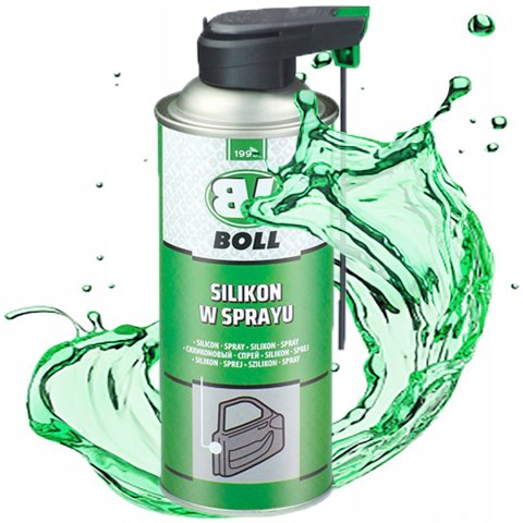SILIKON W SPRAY U SMAROWANIE ZAMKÓW USZCZELEK ZAWIASÓW BOLL 400ML
