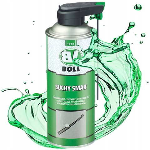 SUCHY SMAR BEZ SILIKONU BEZ OSADU CHRONI PRZED WILGOCIĄ PYŁEM SPRAY BOLL