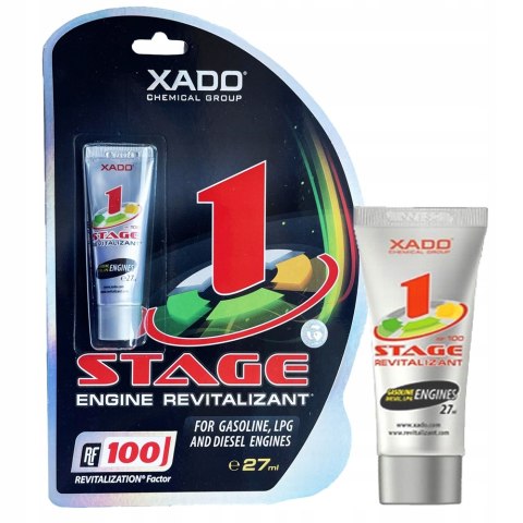 XADO 1 STAGE DO SILNIKÓW BENZYNOWYCH/DIESLA 27ML Rewitalizant Ceramiczna
