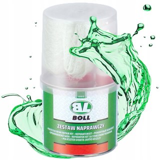 BOLL ZESTAW NAPRAWCZY ŻYWICA UTWARDZACZ MATA DO AUTA KAROSERII ŁODZI