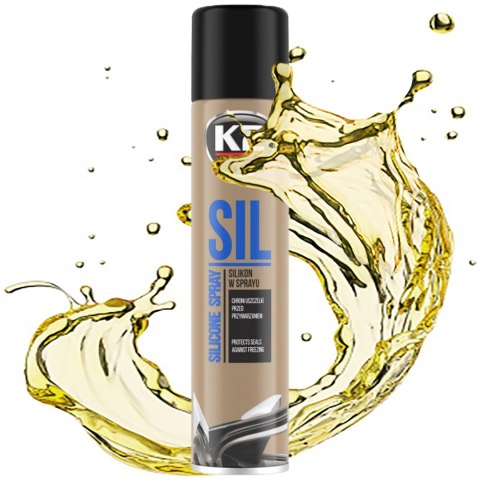 CHRONI PRZED PRZYMARZANIEM USZCZELEK KONSERWUJE USZCZELKI K2 SIL 300ml