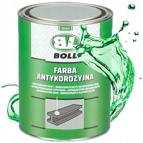 FARBA ANTYKOROZYJNA OCHRONNA PODKŁAD NA BAZIE ŻYWICY FTALOWEJ BOLL 1000ml