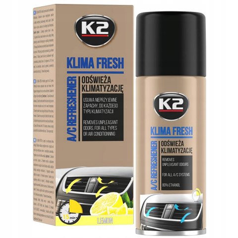 GRANAT PREPARAT DO ODŚWIEŻANIA KLIMATYZACJI K2 KLIMA FRESH LEMON