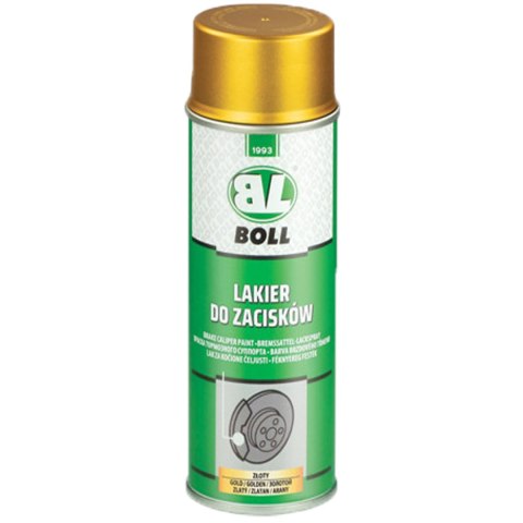 LAKIER FARBA DO MALOWANIA ZACISKÓW ODPORNY POŁYSK ZŁOTY BOLL 400ML