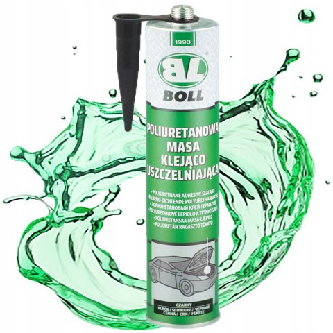 MASA KLEJĄCO-USZCZELNIAJACA PRZYCZEPNA ODPORNA SPOIN ŁĄCZENIA CZARNA BOLL