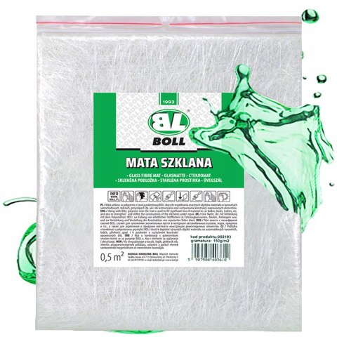 MATA SZKLANA USZTYWNIA WZMACNIA WYPEŁNIA UBYTKI DO ŻYWICY 450g/m2