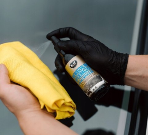 NIEWIDZIALNA WYCIERACZKA SZYBY POWŁOKA HYDROFOBOWA SZYB K2 150ml