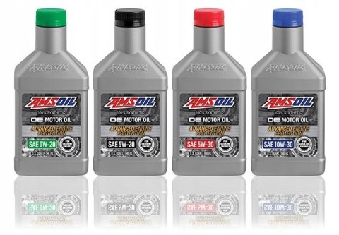 OLEJ SILNIKOWY SYNTETYCZNY AMSOIL 0W20 OE MOTOR OIL 100% SYNTH OEZ 3,78L