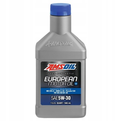 OLEJ SILNIKOWY SYNTETYCZNY AMSOIL 5W30 EUROPEAN MOTOR OIL LOW SAPS AEL 0,95