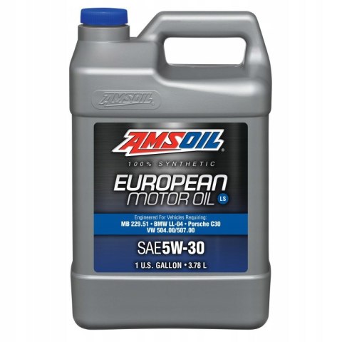 OLEJ SILNIKOWY SYNTETYCZNY AMSOIL 5W30 EUROPEAN MOTOR OIL LOW SAPS AEL 3,78