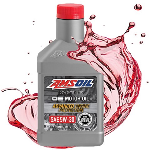 OLEJ SILNIKOWY SYNTETYCZNY AMSOIL 5W30 OE MOTOR OIL 100% SYNTH OEF 0,95L