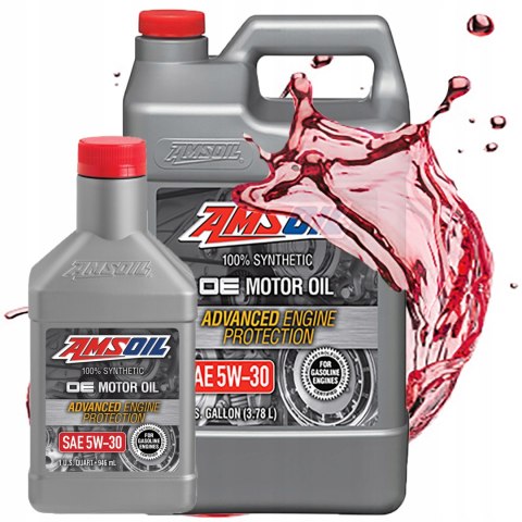OLEJ SILNIKOWY SYNTETYCZNY AMSOIL 5W30 OE MOTOR OIL 100% SYNTH OEF 4,73
