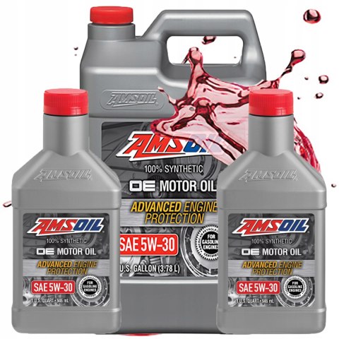 OLEJ SILNIKOWY SYNTETYCZNY AMSOIL 5W30 OE MOTOR OIL 100% SYNTH OEF 5,67