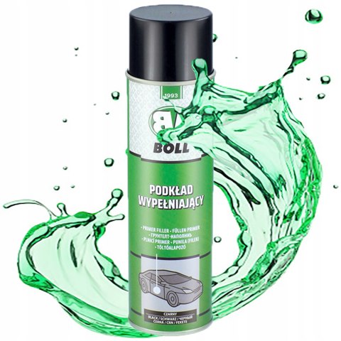 PODKŁAD WYPEŁNIAJĄCY WYRÓWNUJĄCY AKRYLOWY SZYBKOSCHNĄCY SPRAY CZARNY BOLL