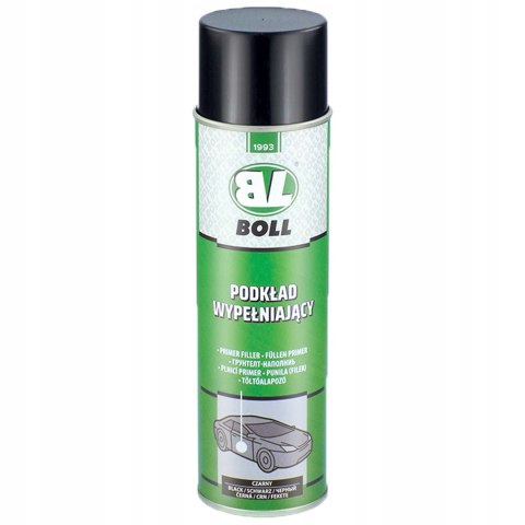 PODKŁAD WYPEŁNIAJĄCY WYRÓWNUJĄCY AKRYLOWY SZYBKOSCHNĄCY SPRAY CZARNY BOLL