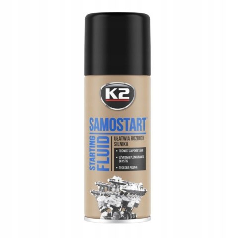 SAMOSTART POMAGA W ROZRUCHU SILNIKA DO -54st. C SKUTECZNY K2 400ML