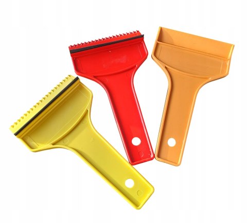 Skrobaczka samochodowa do szyb z gumką skrobak lodu