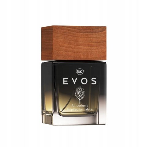 ZAPACH SAMOCHODOWY PERFUMY DO SAMOCHODU STYLOWY FLAKON K2 EVOS BOSS MĘSKI